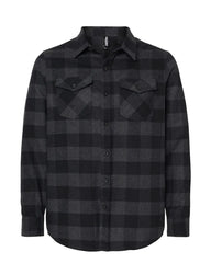 Charcoal Heather / Black Flannel