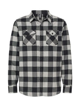 Grey Heather / Black Flannel