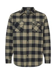 Olive / Black Flannel