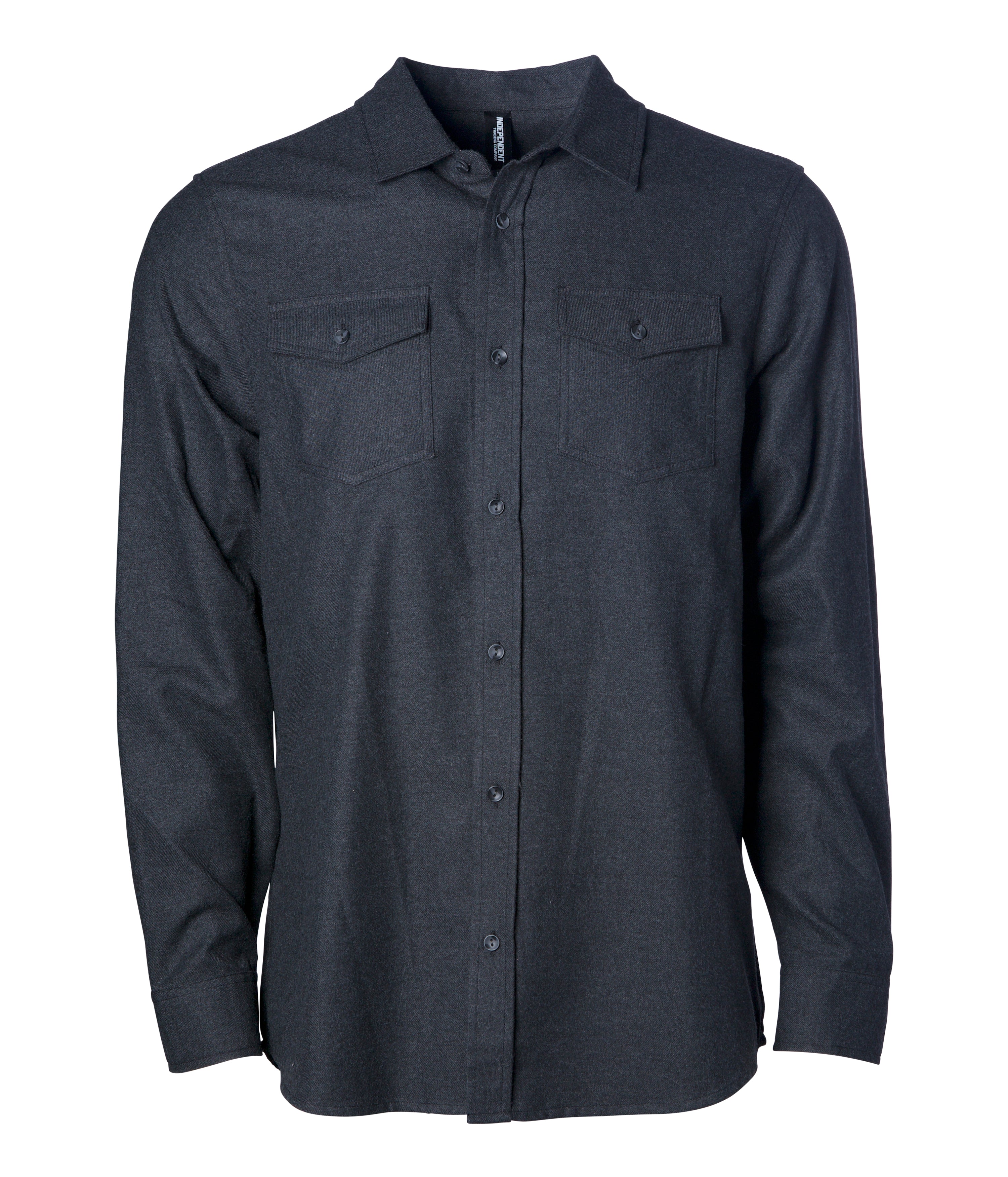 Grey Heather / Black Flannel