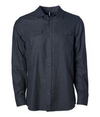Grey Heather / Black Flannel