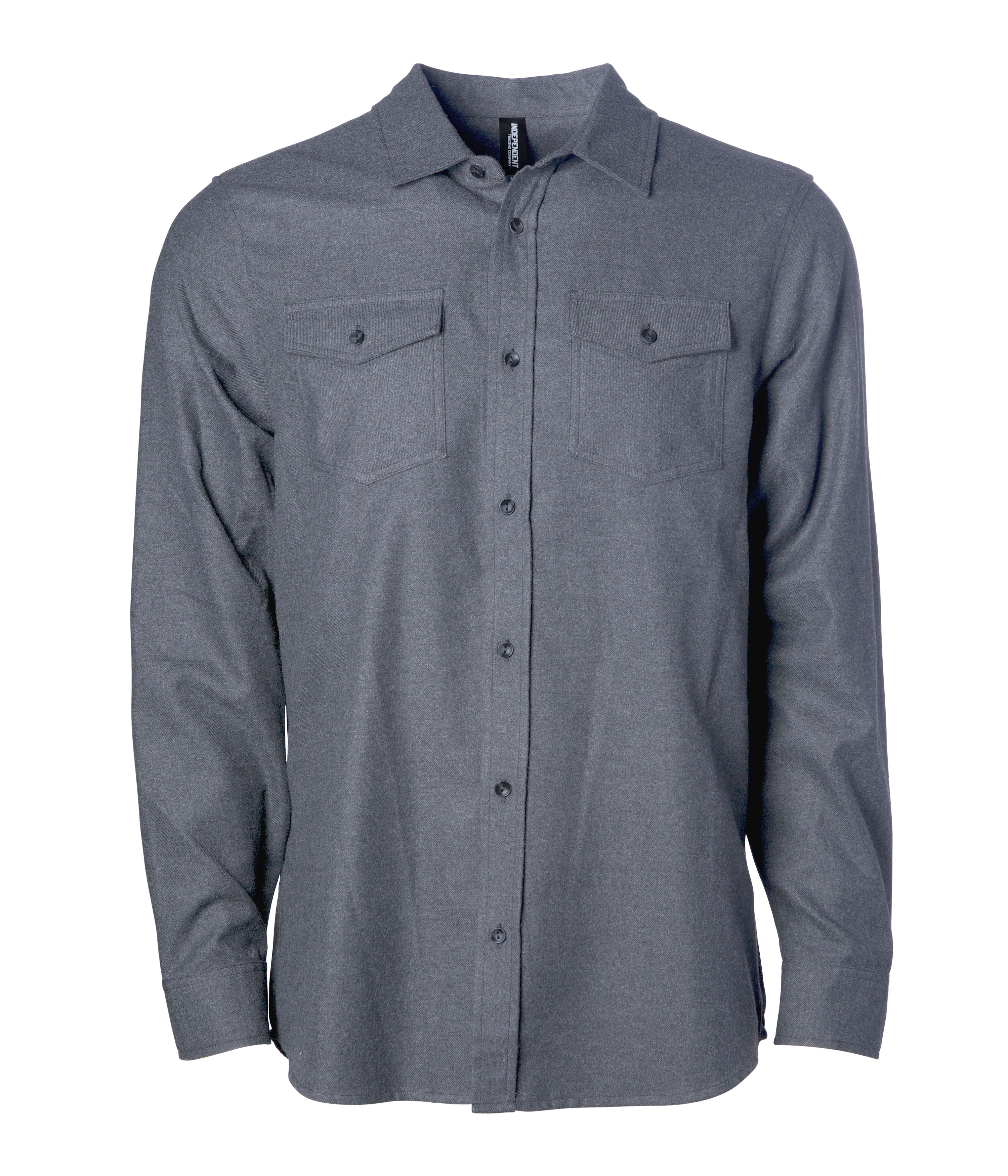 Grey Heather / Black Flannel