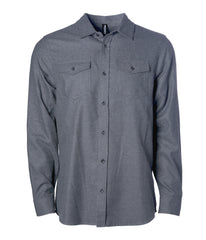 Grey Heather / Black Flannel