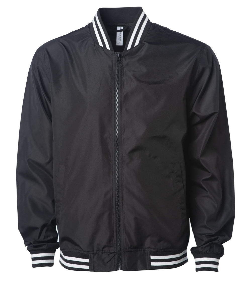 Black / White Stripe Rib