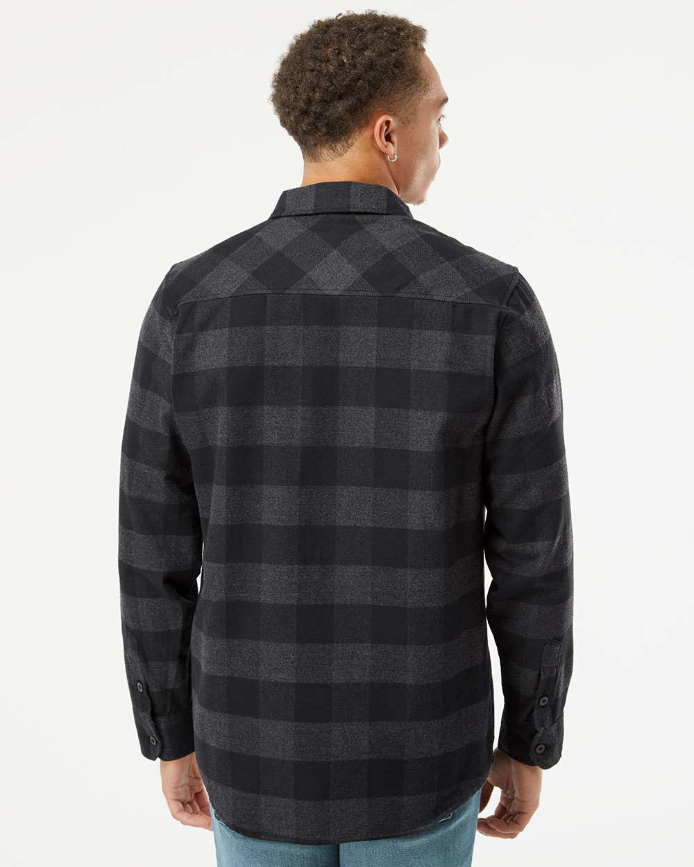 Grey Heather / Black Flannel