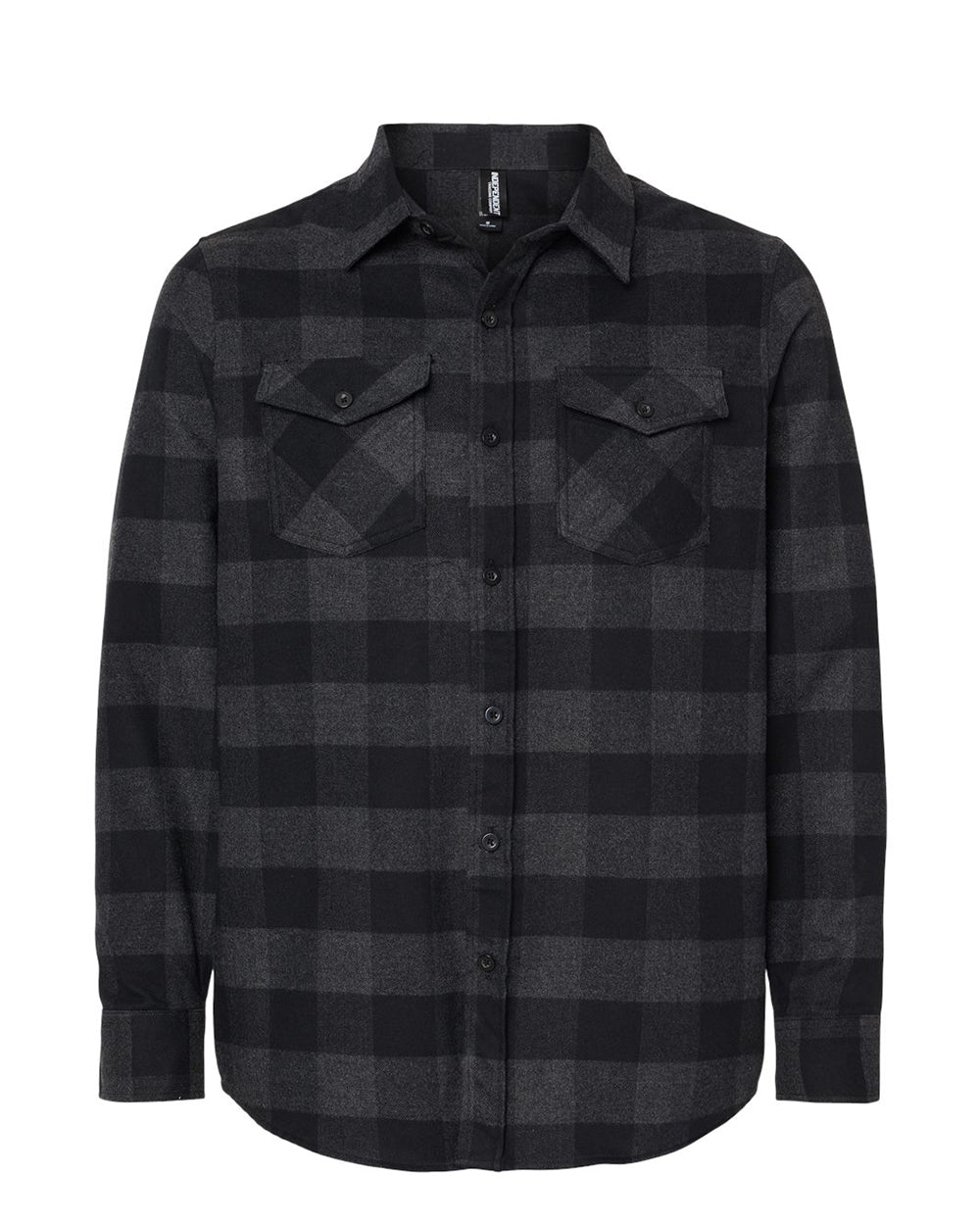 Grey Heather / Black Flannel