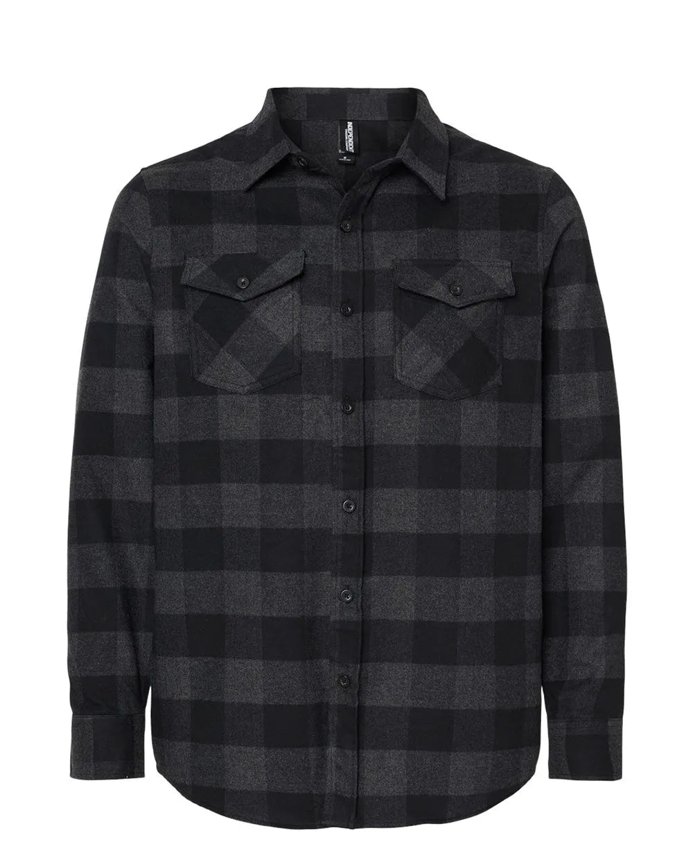 Charcoal Heather / Black Flannel