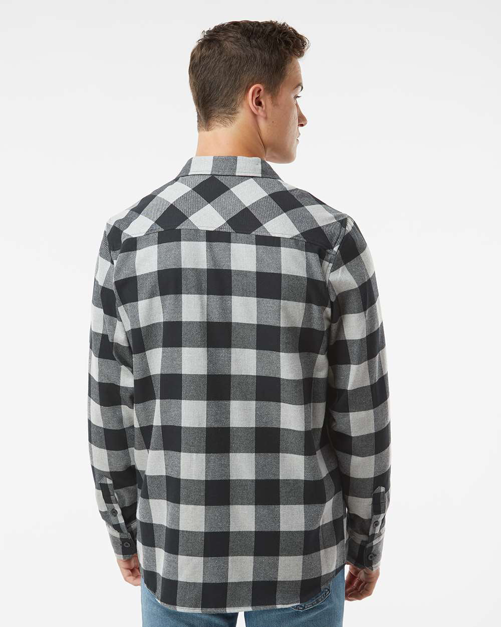 Grey Heather / Black Flannel