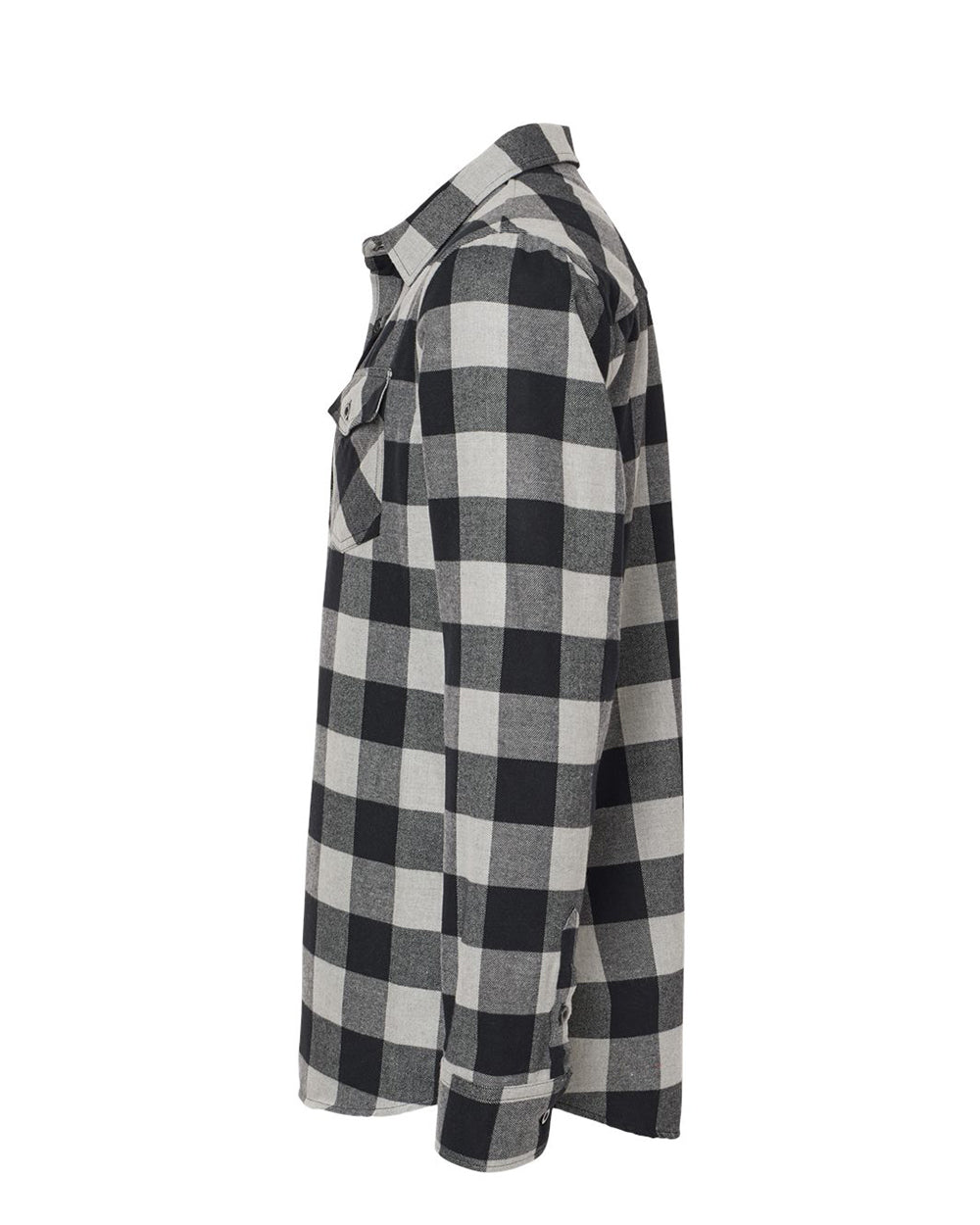 Grey Heather / Black Flannel