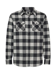 Grey Heather / Black Flannel