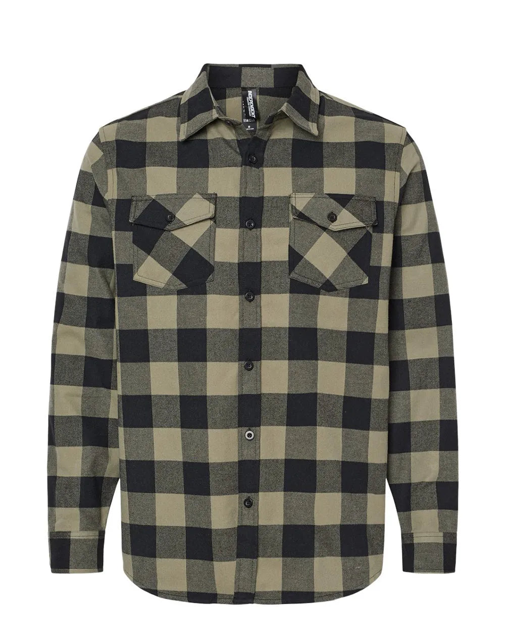 Olive / Black Flannel