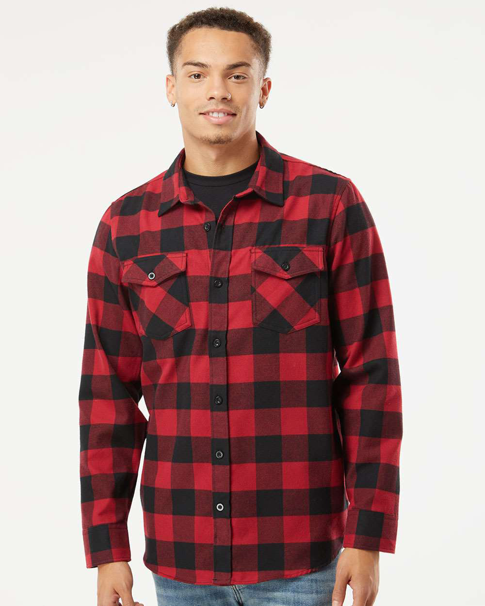Grey Heather / Black Flannel