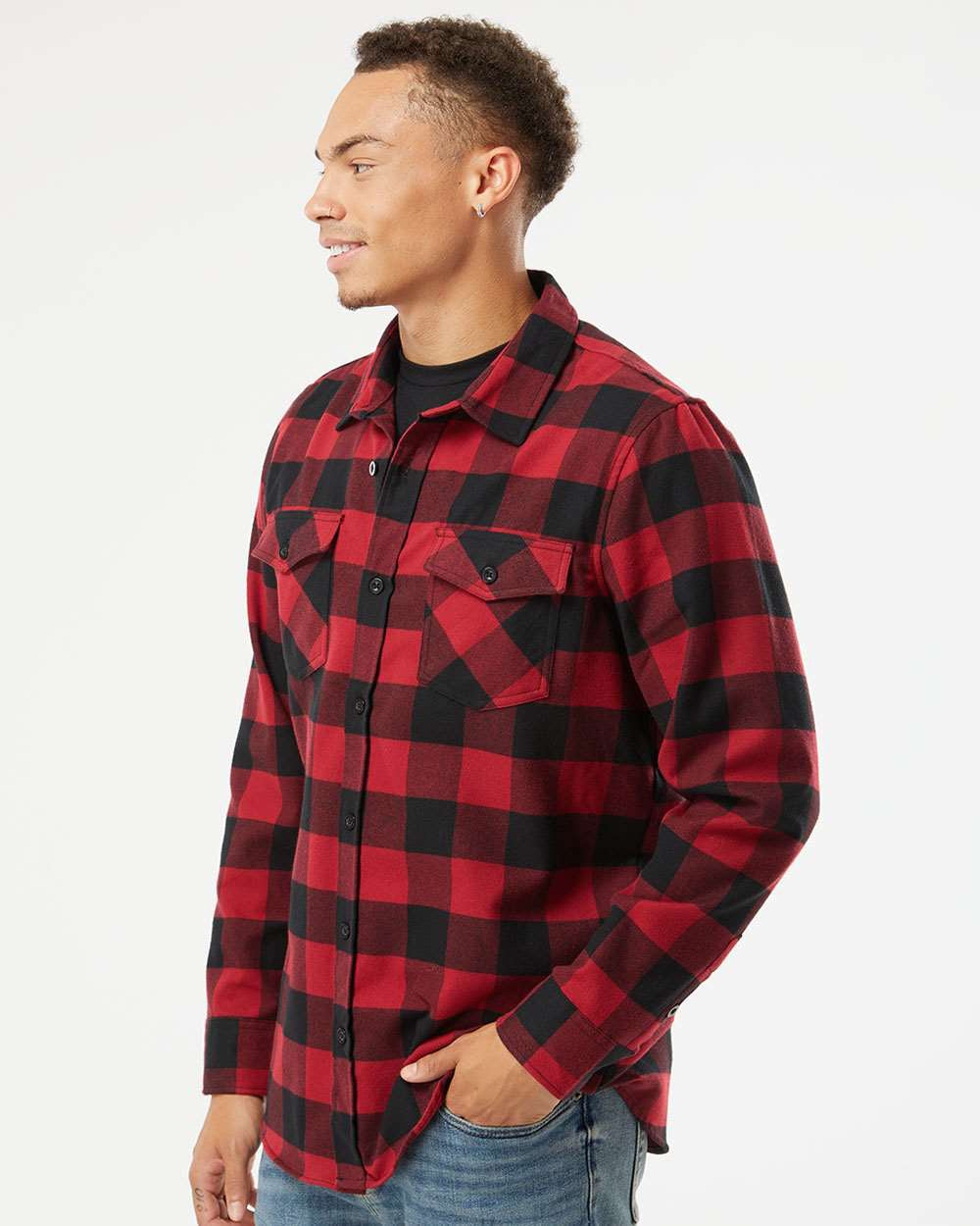 Grey Heather / Black Flannel