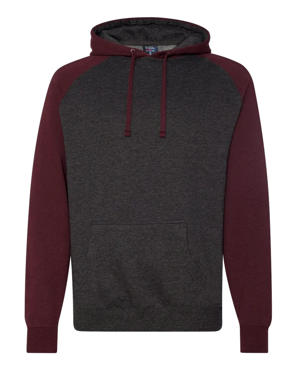 Charcoal Heather/Burgundy Heather