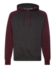 Charcoal Heather/Burgundy Heather